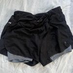 Women Size XS WORKOUT SHORTS WITH SPANDEX INNER LAYER Black Photo 0