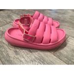 UGG  Sport Yeah Sandals size 9 Pink Barbiecore Shoes Slide slingback Womens‎ Photo 5