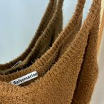 Reformation brown broucle cropped top Photo 3