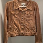 Tan Suede Jacket Size L Photo 0