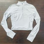 Lululemon Its Rulu Run Cropped Half Zip - Rhino Grey | Size: 4 Photo 1