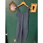 prAna  Women's Seakissed Jumpsuit Sz XS Teal Blue Organic Cotton Photo 1