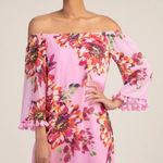 Trina Turk Luxe Silk Amaris Dress Desert Bloom Size Small Photo 0