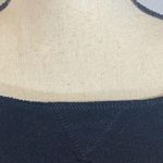 OTL Cropped Distressed Raw Hem Sweatshirt Black Size L Photo 4