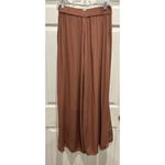 Sundays The Label Womens Brown Split Leg Zip up Pants‎ AU 12 US 8 Medium Photo 2