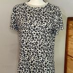 Amazon Leopard Print Short Sleeve Tee Medium Photo 1