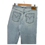 Levi's  Jeans Womens W31 Blue Ribcage Straight Ankle High Rise Button Fly Boho Photo 8