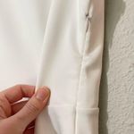 Lulus White Mesh Accents Sleeveless Fit & Flare Mini Dress Womens S Bridal Event Photo 7