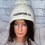 Old Navy fleece hat with fringe and scouting Ohio logo white one size women Photo 0