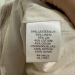 Banana Republic  Strapless Linen Cotton Blend Coastal Dress w Pockets Sz 0 EUC XS Photo 10