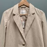 Madewell Cotton-Linen Beige Summer Blazer Jacket S Photo 2