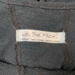 We The Free Free People Linen Star Top Womens Size Medium Washed Black Photo 1