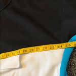 DKNY  Colorblock Pullover in Black, White, and Teal Photo 6