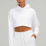 Lululemon  All Yours Cropped Hoodie White size 6 Photo 0