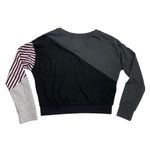 Victoria Sport * Sweatshirt Womens Size M Gray Black Colorblock Casual Athleisure Photo 2