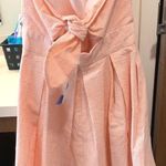 Lauren James Orange Seersucker Corbin Bow Dress Photo 1