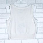 Hollister Knit Cropped Sweater Vest Top Cottagecore Mushroom Ivory Medium Photo 7