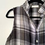 CP Shades  Striped Button Down Sleeveless Tunic Dress Photo 3