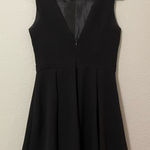 ASOS  Black Sleeveless Fit & Flare Mini Dress Womens 8 Skater Whimsigoth Fall Photo 0