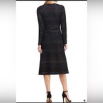 Gal Meets Glam  Heidi Long Sleeve Knit Sweater Pullover Midi Dress Lace Black XL Photo 1