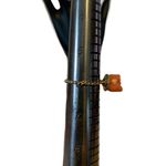 1980’S SOLID 14K YELLOW GOLD GENUINE CORAL CARVED ROSE BUD RING (8.25) Pink Size 6 Photo 12