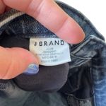 J Brand Jules Denim Cutoff Shorts Sympathy Destruct Raw Hem Blue Size 24 Photo 3