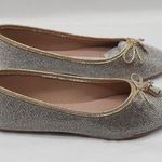Juicy Couture Farrah Ballet Flats Shoes Women's Size 8 Gold Bling Slip On Photo 0