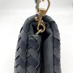 Sole Society Woven Flap Crossbody Bag Clutch Navy Blue Boho Minimalist Neutral Photo 7