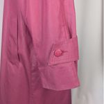 London Fog 90s Vintage  Women's Trenchcoat Red with Green Plaid Lining Size 6 Photo 10