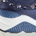 Ash 
MIDNIGHT 'MUSE BEADS' EMBELLISHED
LACE AND SATIN SNEAKERS 37/7 Photo 10