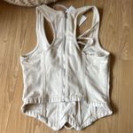 ABRAND jeans Devotion Top In Bone White Size XS Photo 2