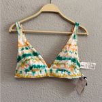 Rip Curl NWT  Summer Palm Revo Halter Bikini Top in Light Aqua Size Large Photo 5