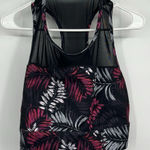 Fabletics  Pink Black Hawaiian Style Marcia Sports Bra 2X XXL Athletic Workout Photo 0