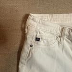 AG Adriano Goldschmied Womens The Stilt Cigarette Crop Jeans White Size 28 Photo 3