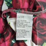 Camille La Vie  White Red Rose Print Halter Neck Sleeveless Fit Flare Dress 0 Photo 8