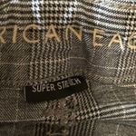 American Eagle  Outfitters Women's Gray Plaid Pants Photo 2