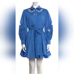 Maje  Rebello cotton and guipure lace skater dress sz 42 Photo 3