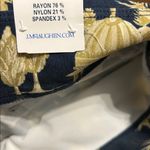 J. McLaughlin  Masie Pants Size 6 Navy & Tan Desert Toile Stretch Slim Pant NEW Photo 7