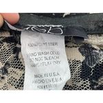 Vintage Deb Tank Top 2X Black Lace Fringe Whimsygoth Y2K Fairy Grunge Rave Photo 5