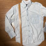 Gap Vintage Chambray Button Up Shirt SZ XS Light Wash Classic Casual Photo 9