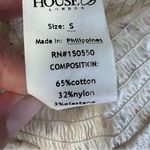 House Of CB  Allie white floral shirred mini dress Sz S Photo 8