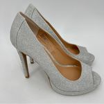 Thalia Sodi Women's Lenna Beaded-Heel Pumps in Silver Size 6M MSRP $60 Photo 5