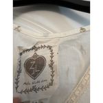 Z&L Swim Tassel Cactus Cream Swim Suit Coverup V Neck Large Photo 2