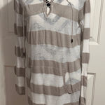 Soma  Striped Hooded Tunic with Pockets Photo 0