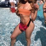 Kendall + Kylie Orange Swimsuit Bikini Set XS Photo 1