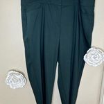 Lane Bryant The Allie Forest Green Lace Hemline Ankle Pants Size 26 Photo 0
