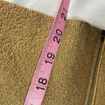 3.1 Phillip Lim  Gold Full Zip Crop Jacket with Wool Blend Sweater Sleeves-Small Photo 2