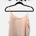 Great camisole for back shoulder tattoo spaghetti strap layered camisole polyester champagne pink tank medium Photo 1