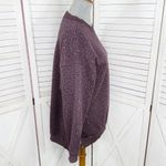 American Eagle Outfitters Ahh Mazingly Soft Leopard Print Sweatshirt Purple XS Photo 2