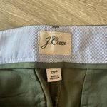 J Crew womens 29 Petite green slim boyfriend chino straight ankle Dress pants Size undefined Photo 1